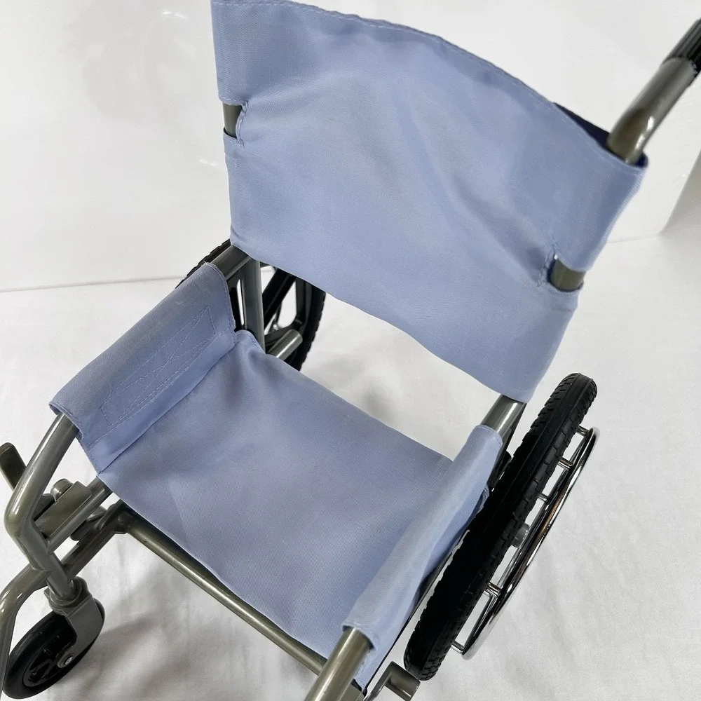 American Girl Doll Wheelchair Light Purple Gray 18